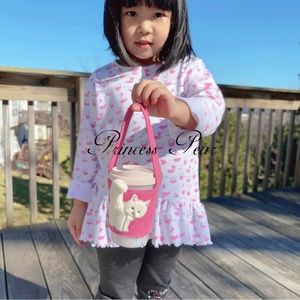 Starbucks 2024 Thailand Valentine's Day Pink Cat Cup Sleeve Holder Carrier